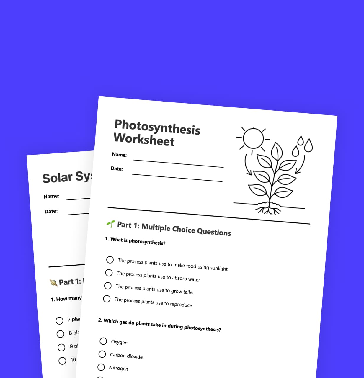 Reading & Writing Worksheets - Kuraplan