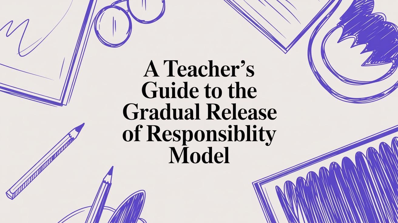 A Teacher's Guide to the Gradual Release of Responsibility Model
