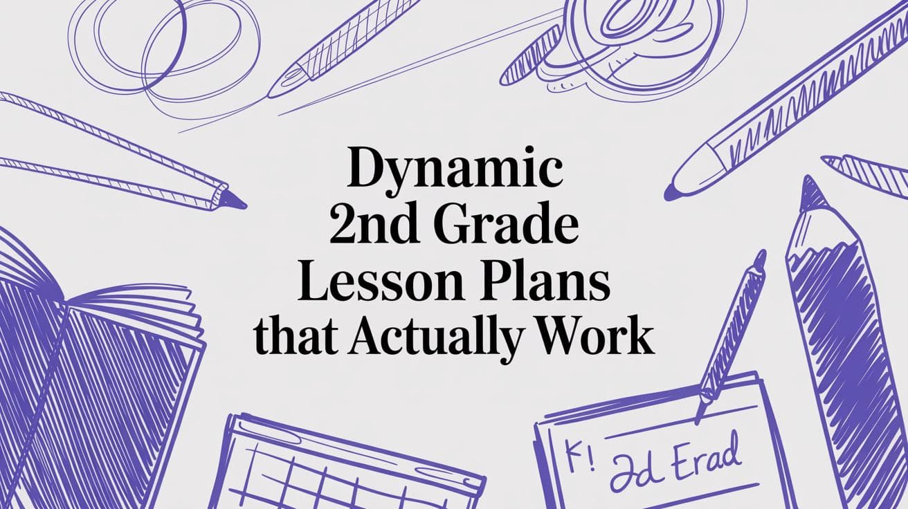 Dynamic 2nd Grade Lesson Plans That Actually Work