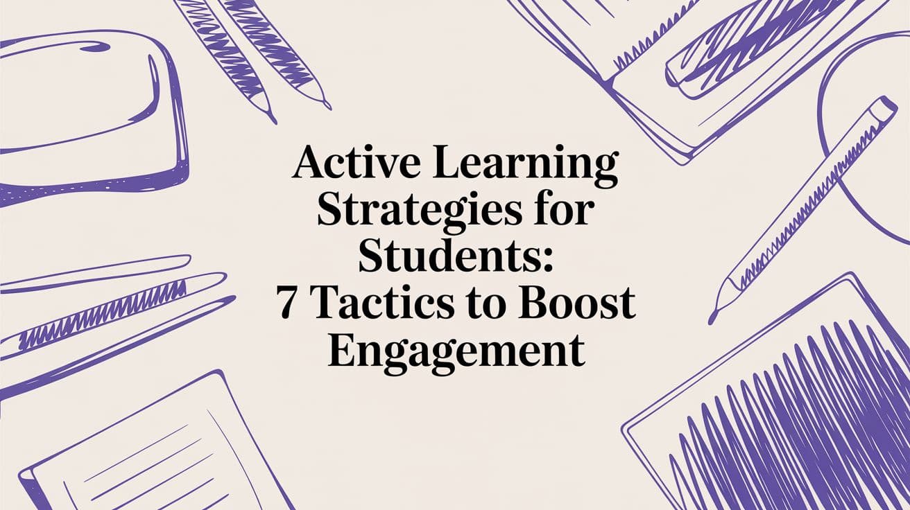 Active Learning Strategies for Students: 7 Tactics to Boost Engagement