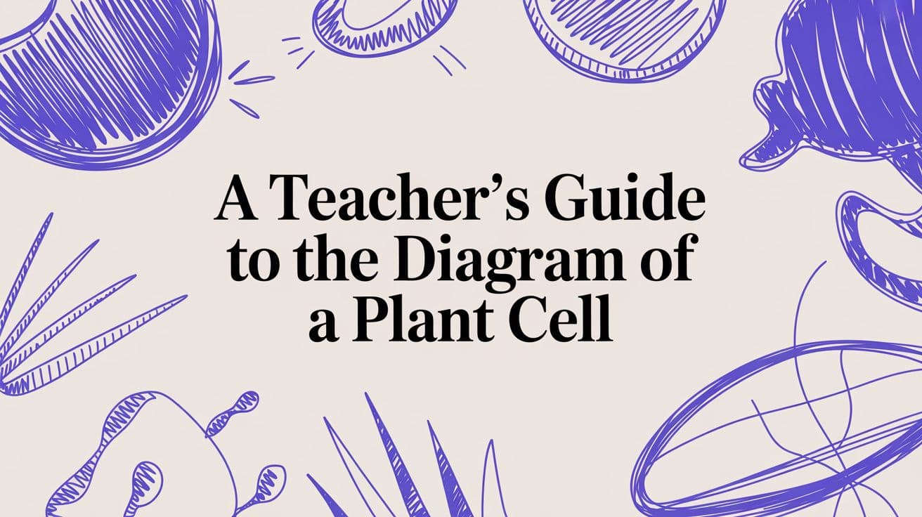 A Teacher's Guide to the Diagram of a Plant Cell