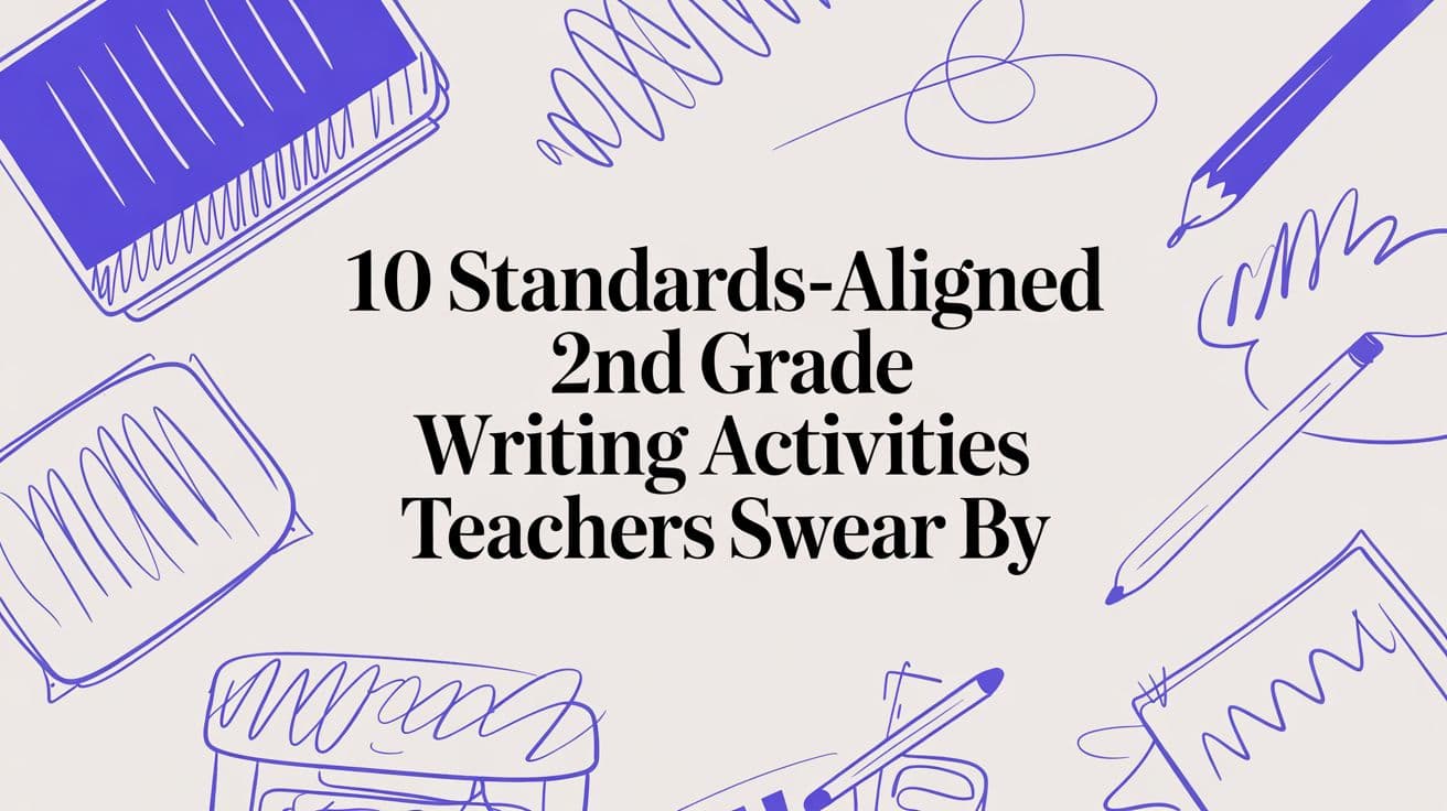 10 Standards-Aligned 2nd Grade Writing Activities Teachers Swear By