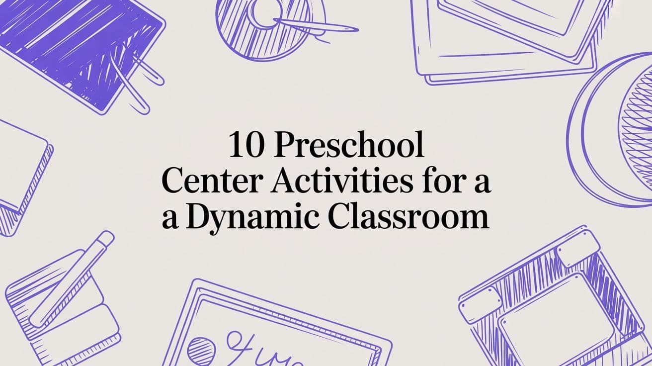 10 Preschool Center Activities for a Dynamic Classroom