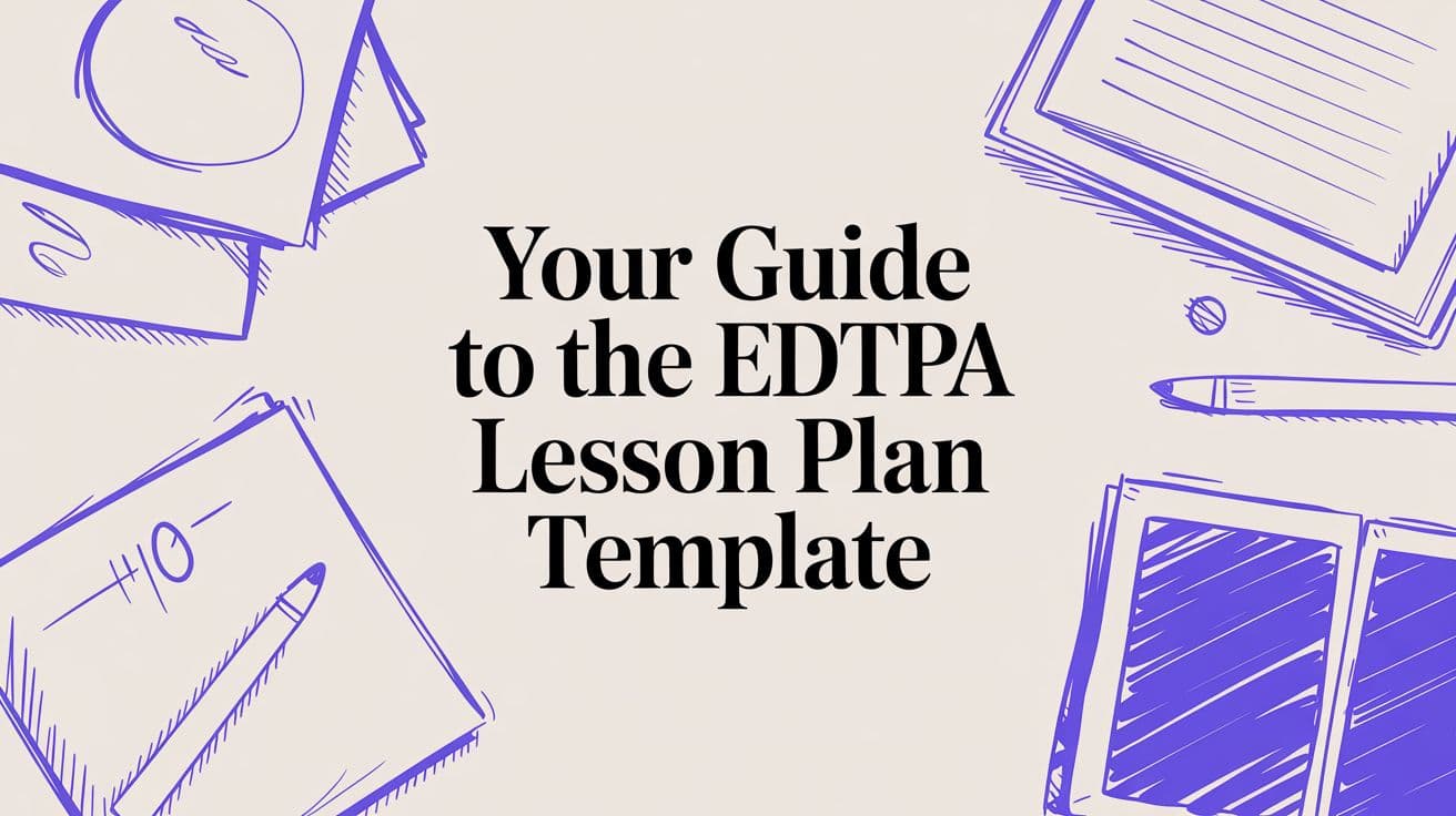 Your Guide to the EdTPA Lesson Plan Template