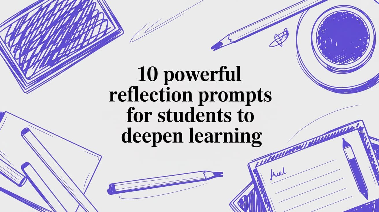 10 Powerful Reflection Prompts for Students to Deepen Learning