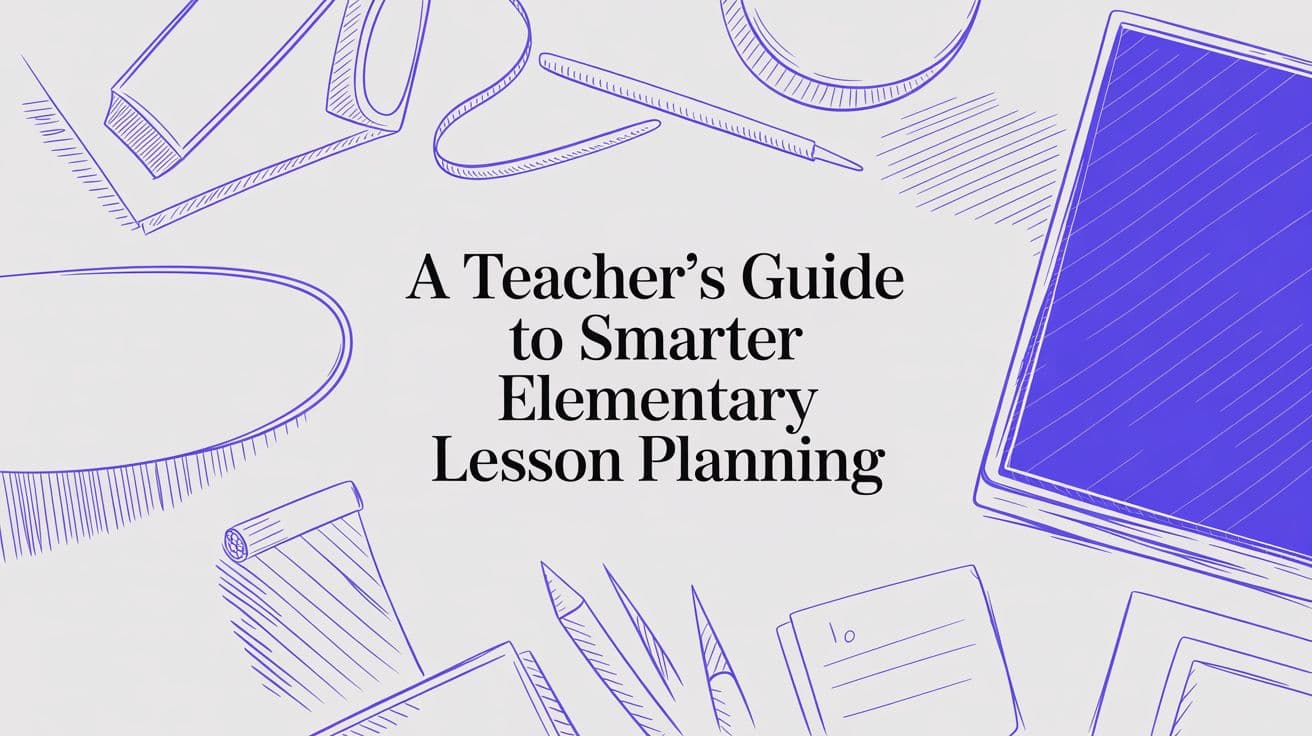 A Teacher's Guide to Smarter Elementary Lesson Planning