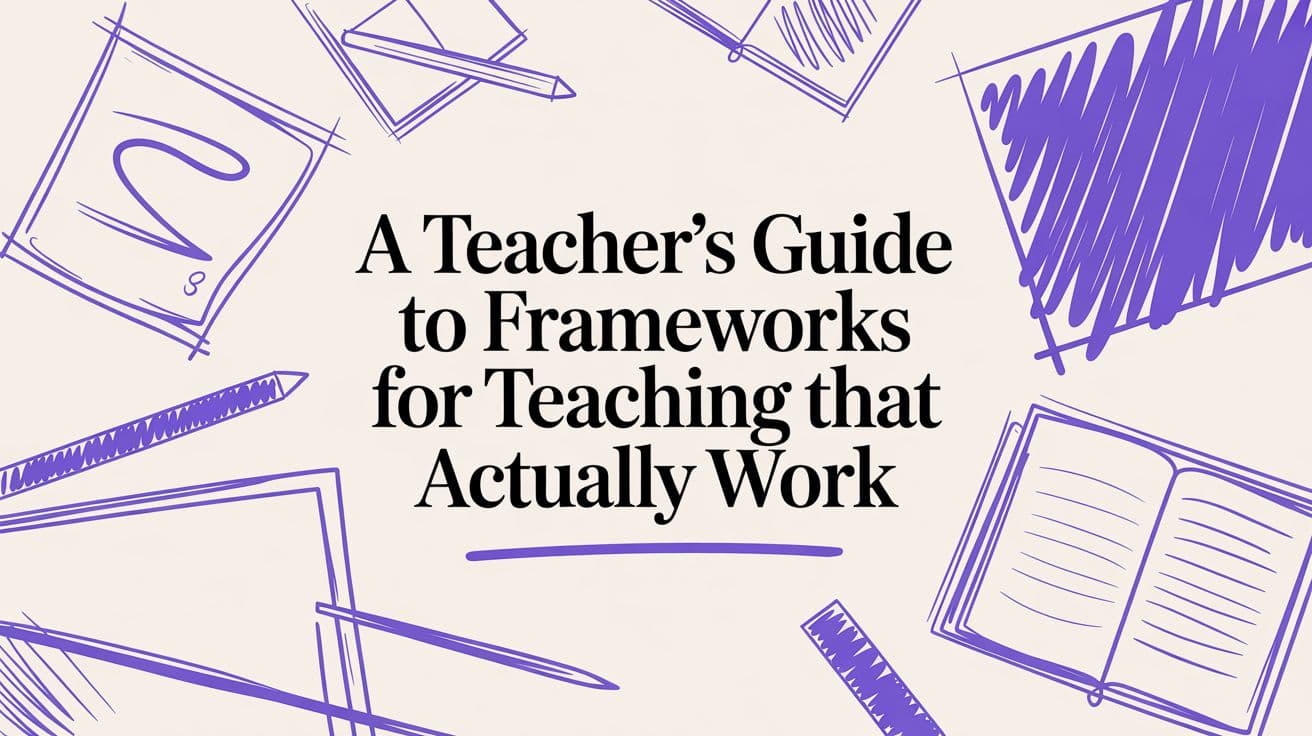 A Teacher's Guide to Frameworks for Teaching That Actually Work
