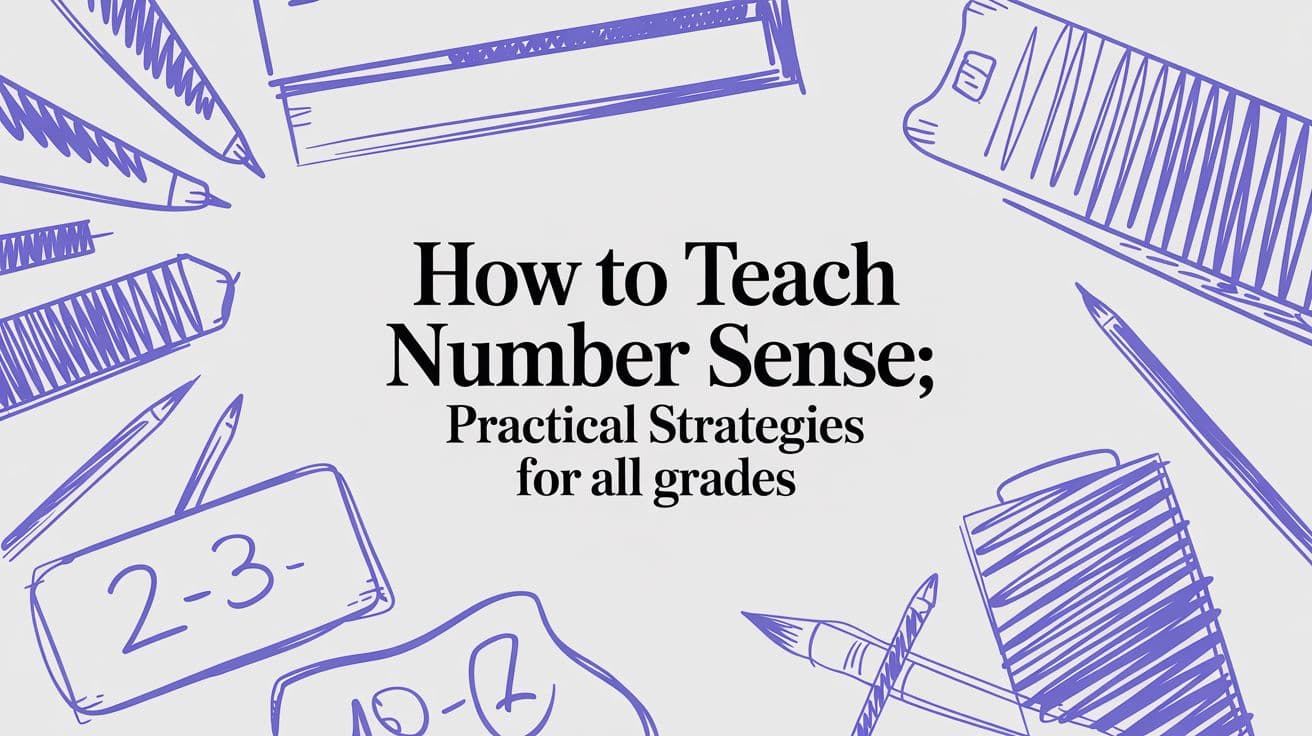 How to Teach Number Sense: Practical Strategies for All Grades