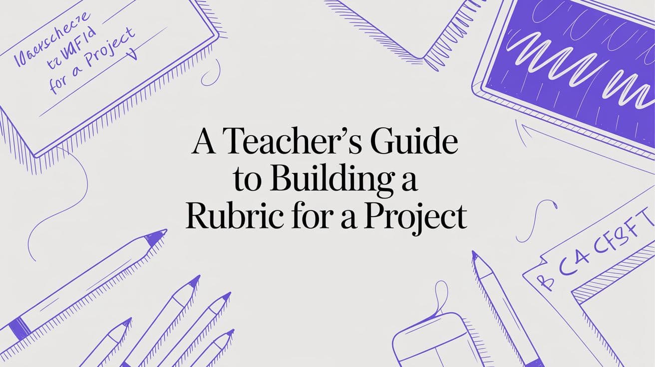 A Teacher's Guide to Building a Rubric for a Project