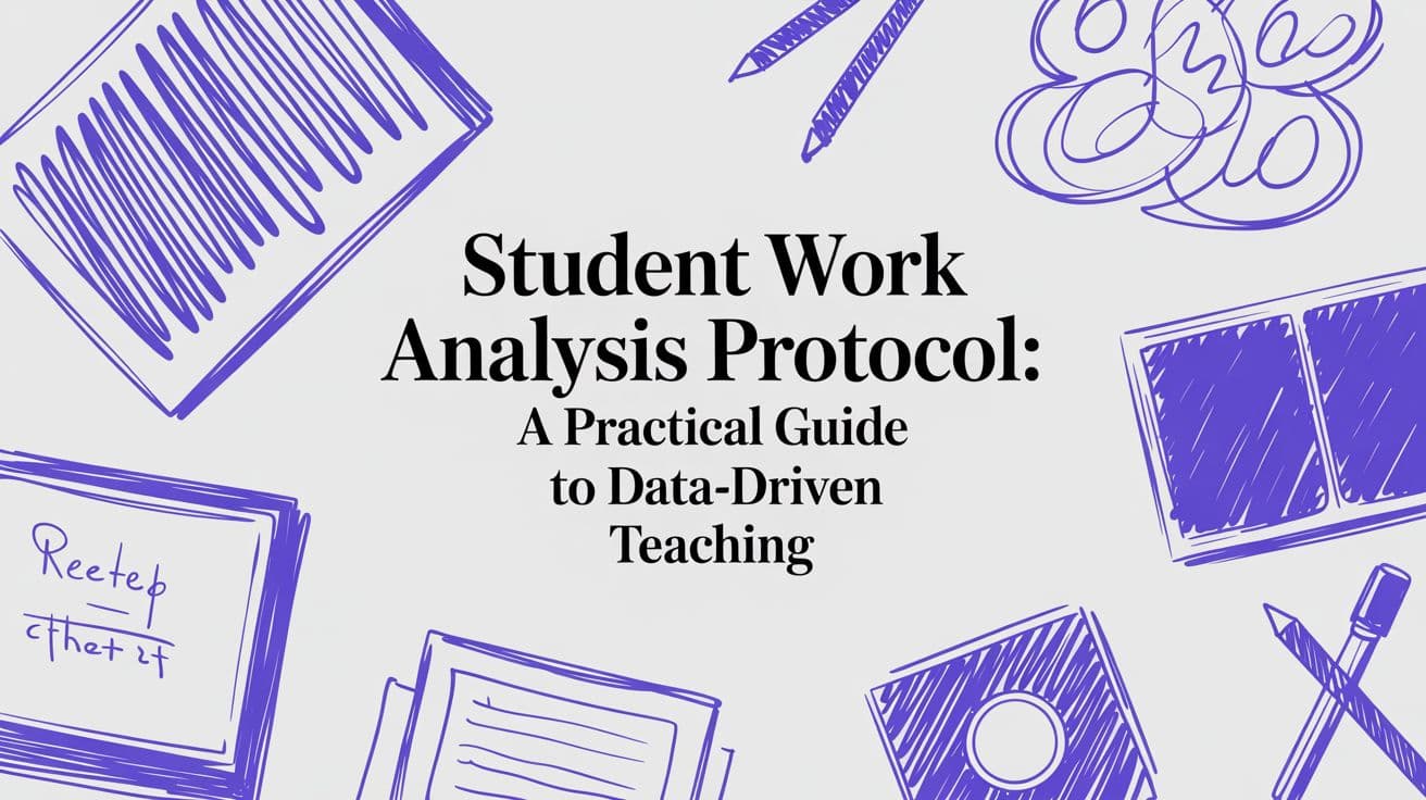 Student Work Analysis Protocol: A Practical Guide to Data-Driven Teaching