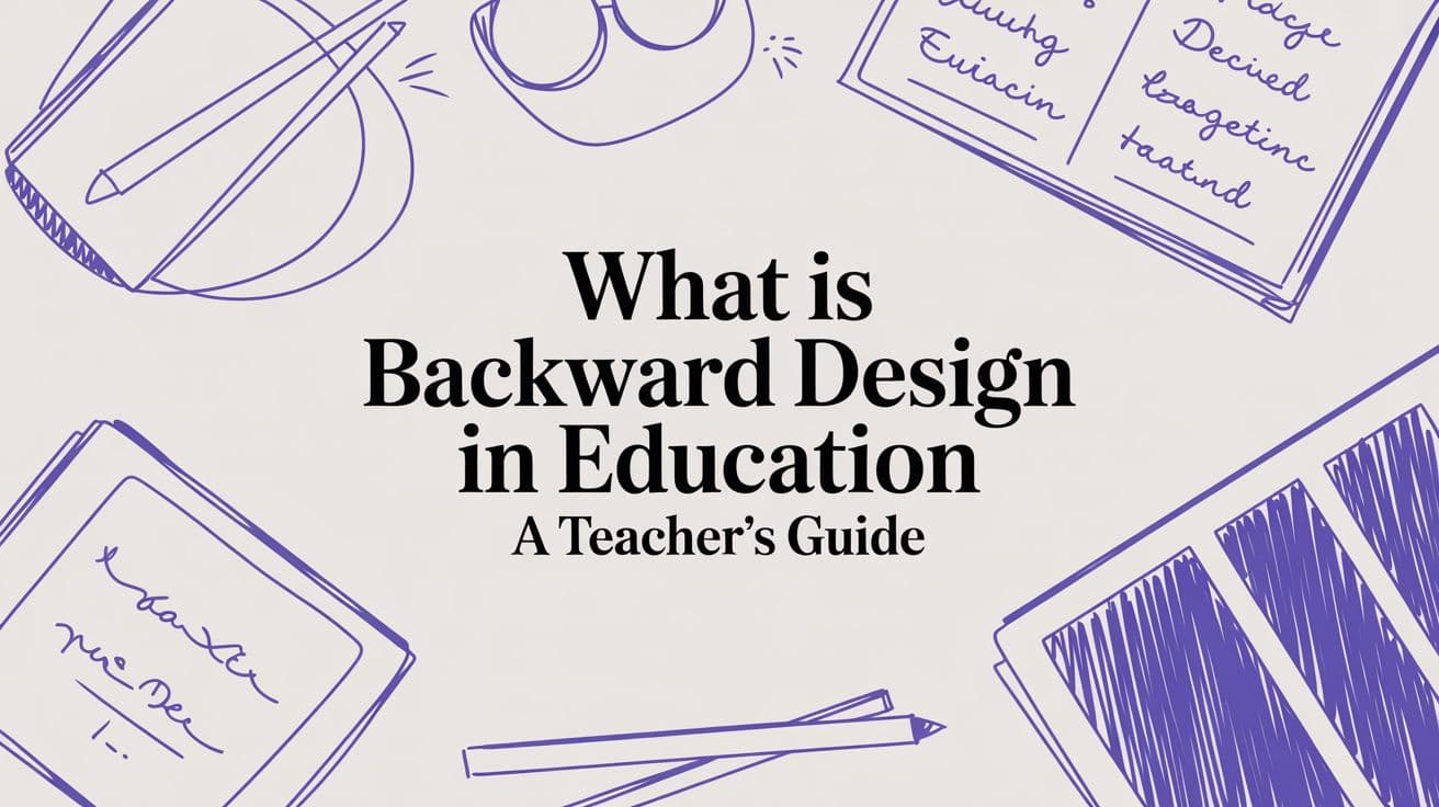 What Is Backward Design in Education? A Teacher's Guide