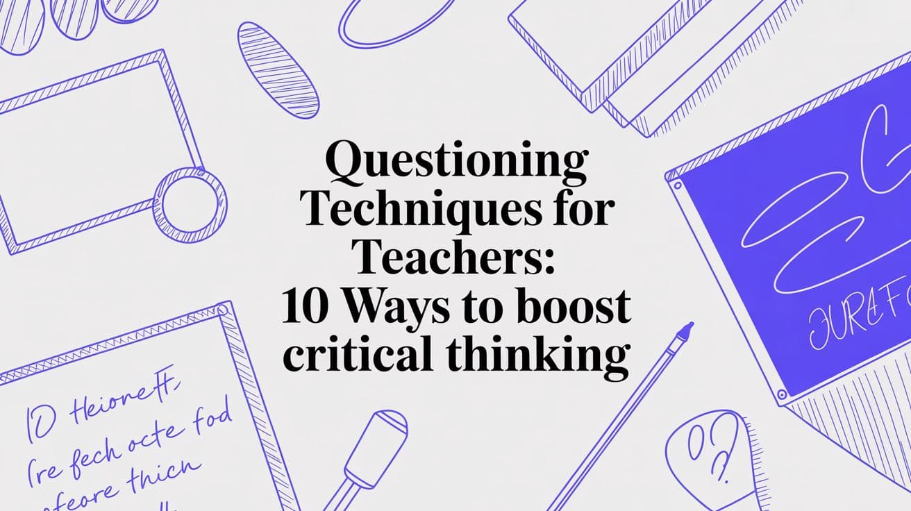 Questioning techniques for teachers: 10 Ways to Boost Critical Thinking