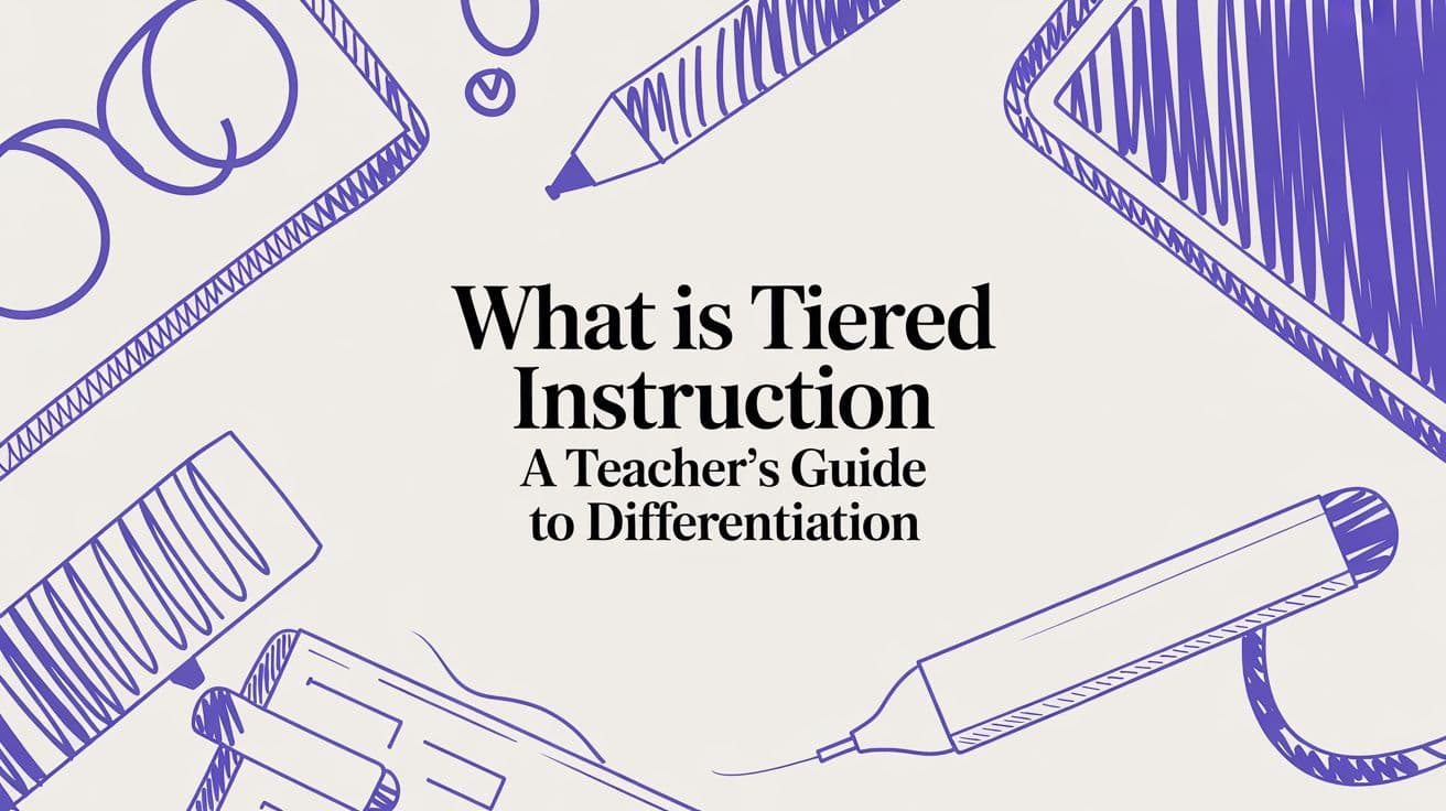 What Is Tiered Instruction? A Teacher's Guide to Differentiation
