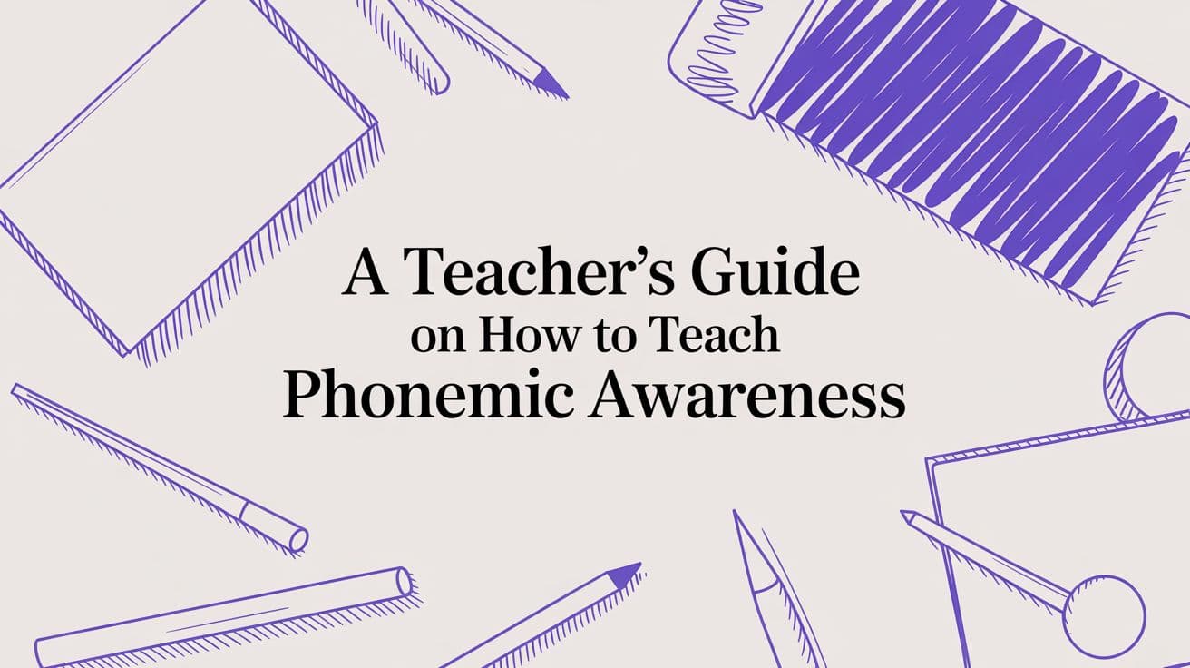 A Teacher's Guide on How to Teach Phonemic Awareness