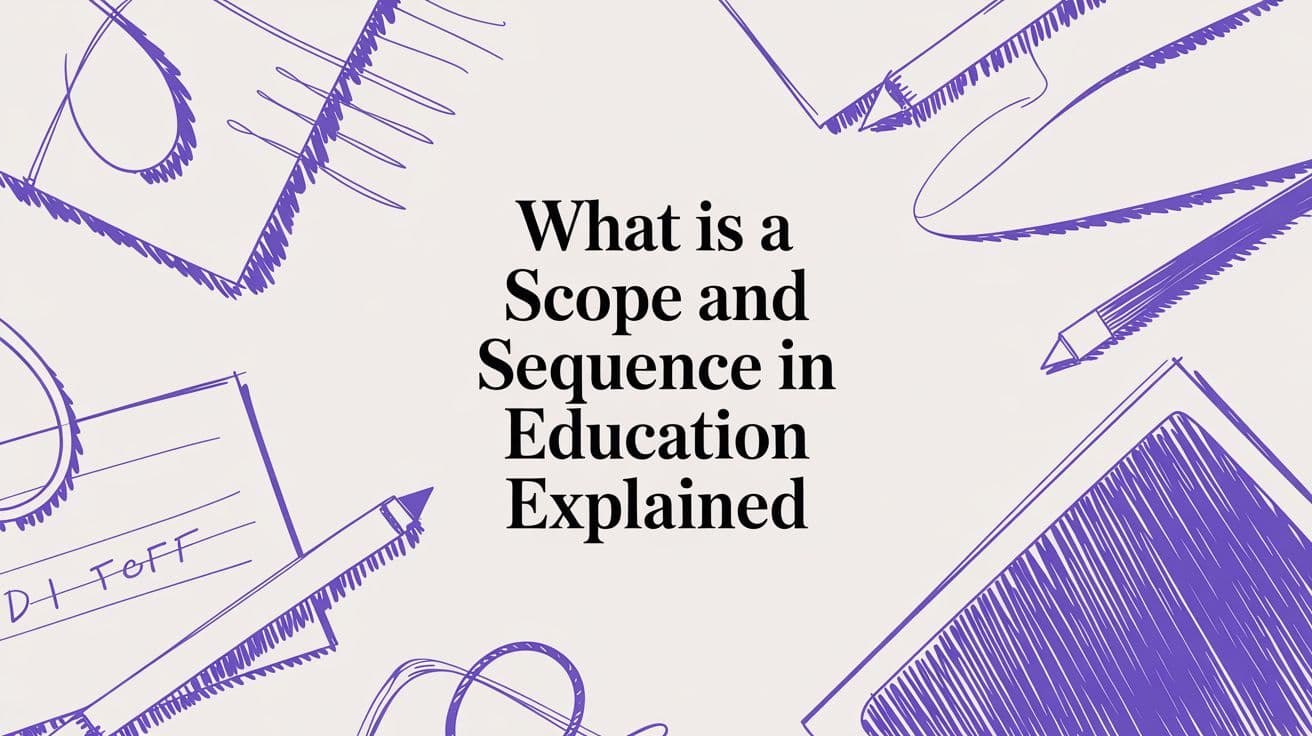 What Is a Scope and Sequence in Education Explained