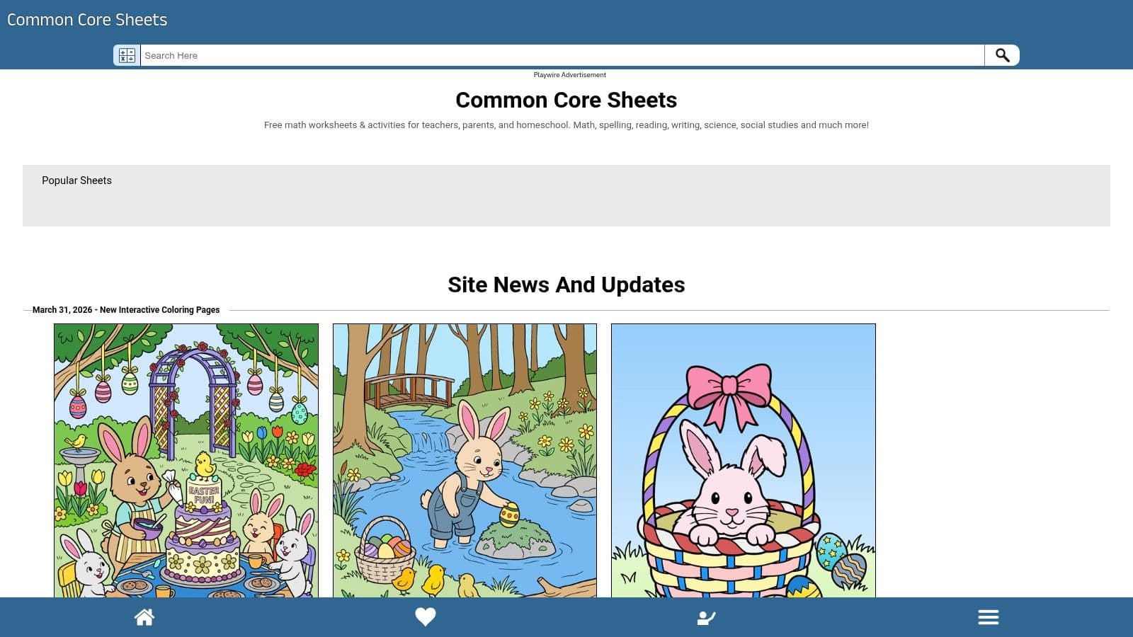 CommonCoreSheets