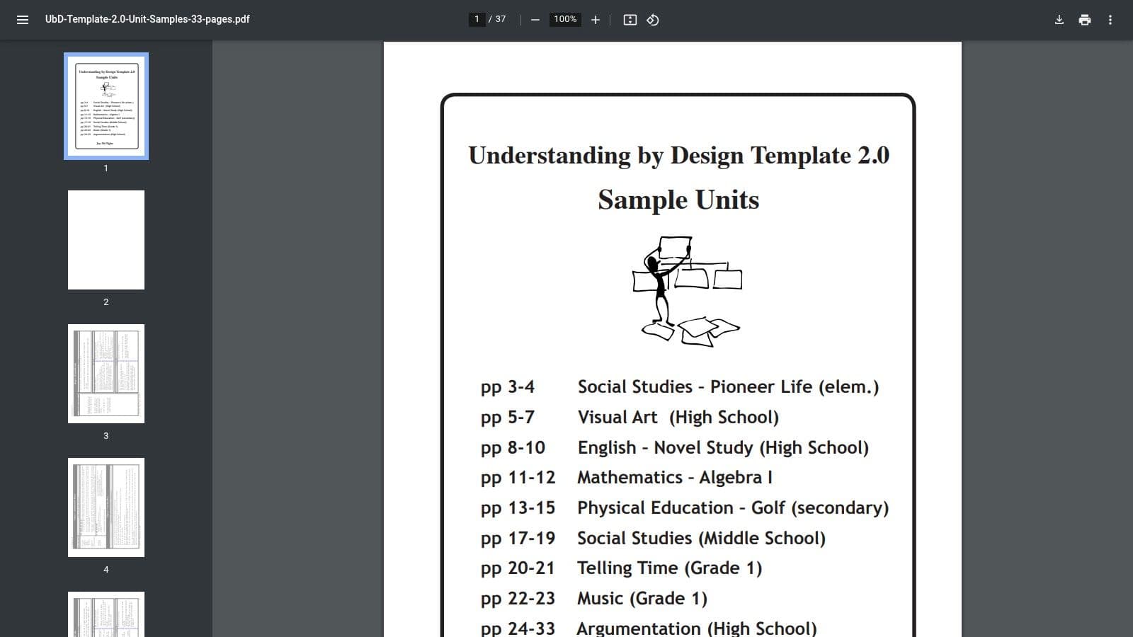 Illinois ASCD – UbD Template 2.0 Unit Samples (PDF)