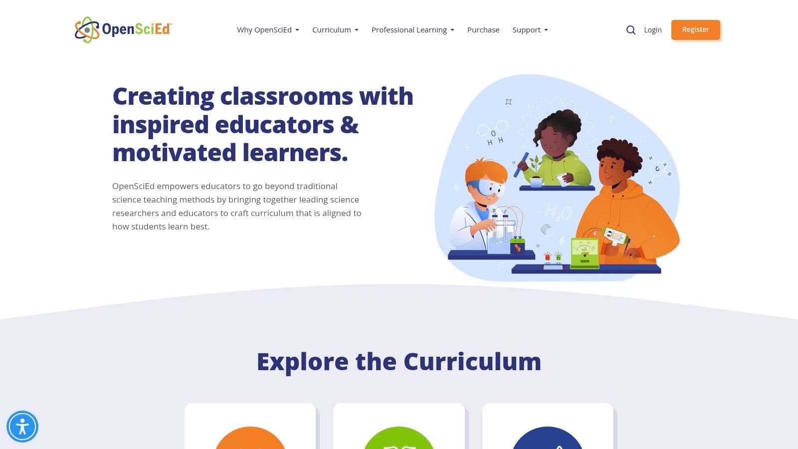 OpenSciEd (Elementary–High School Science, NGSS)