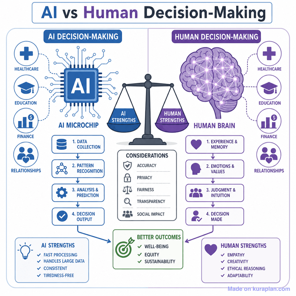 AI vs Human Decision-Making (detailed)