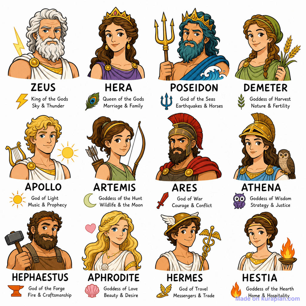 Ancient Civilisations — Scenes illustration sample
