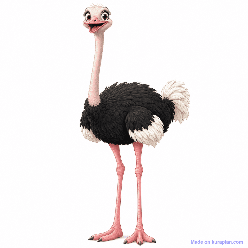 Animal Bird Ostrich