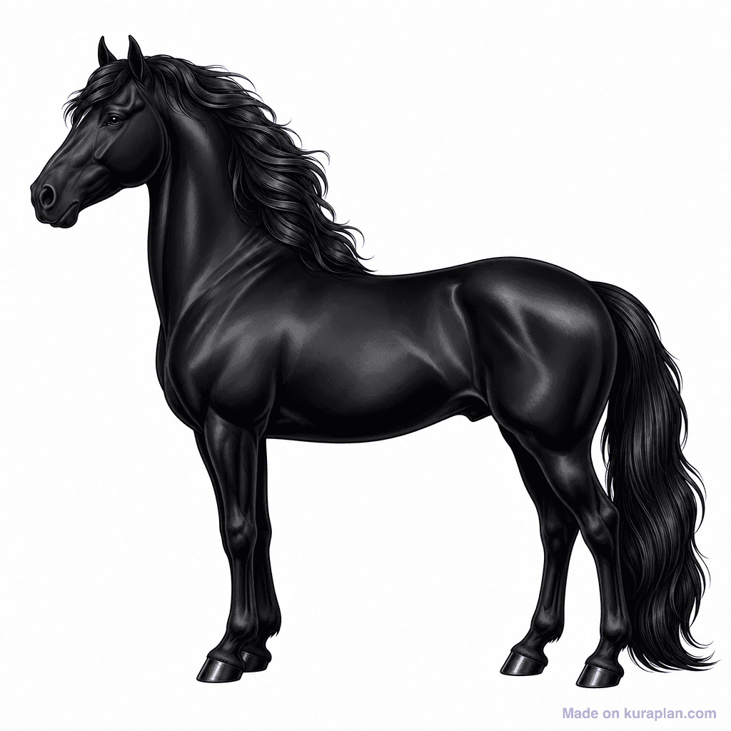 Animal Horse Black