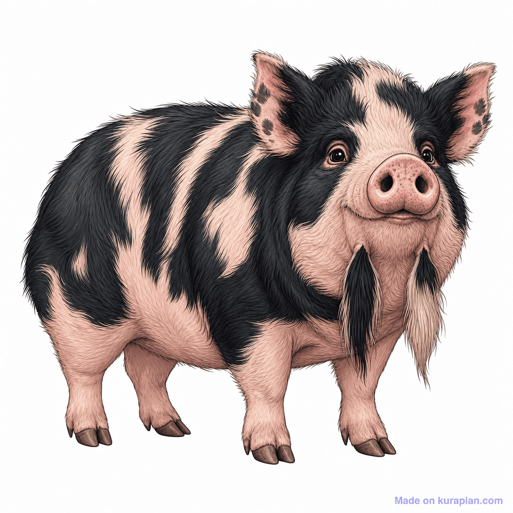 Animal Pig Kunekune