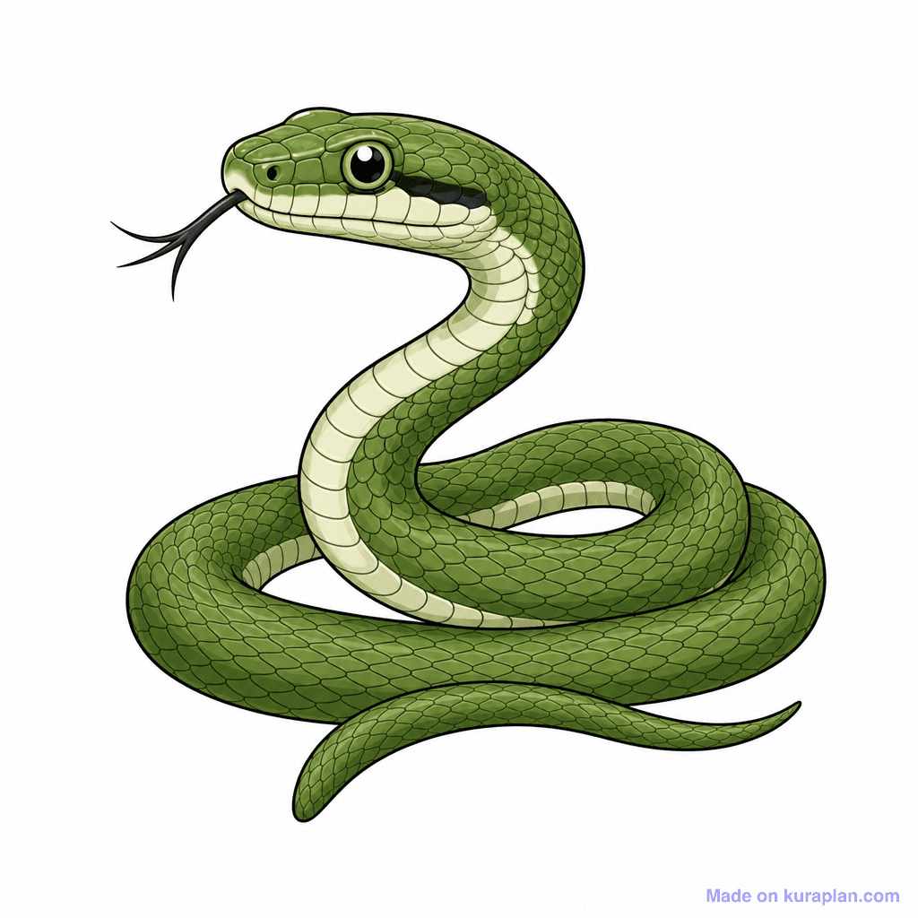 Animal Snake Green