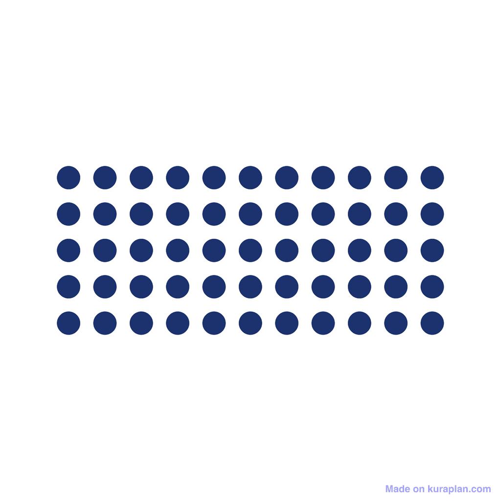 Array — 5 × 11 = 55