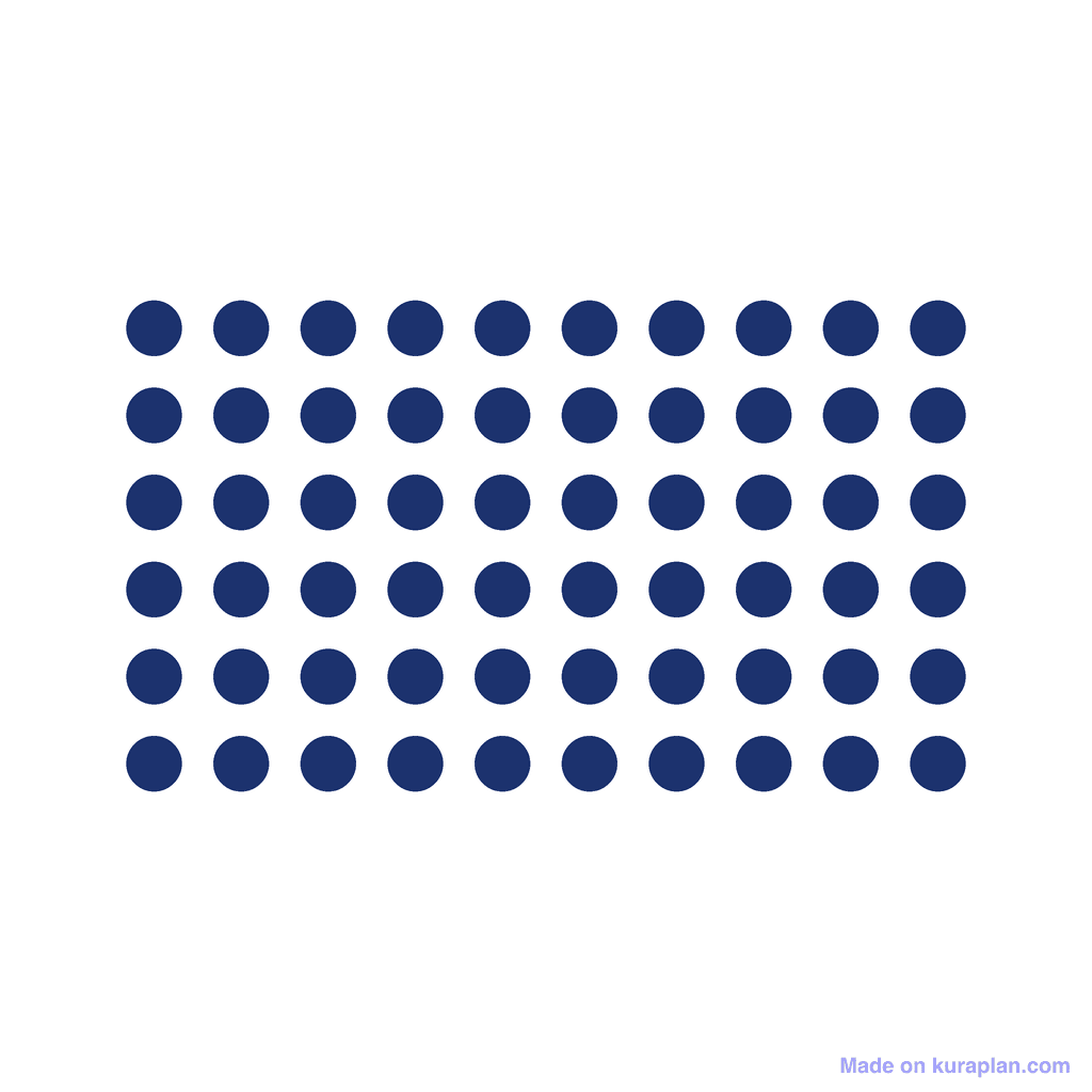 Array — 6 × 10 = 60