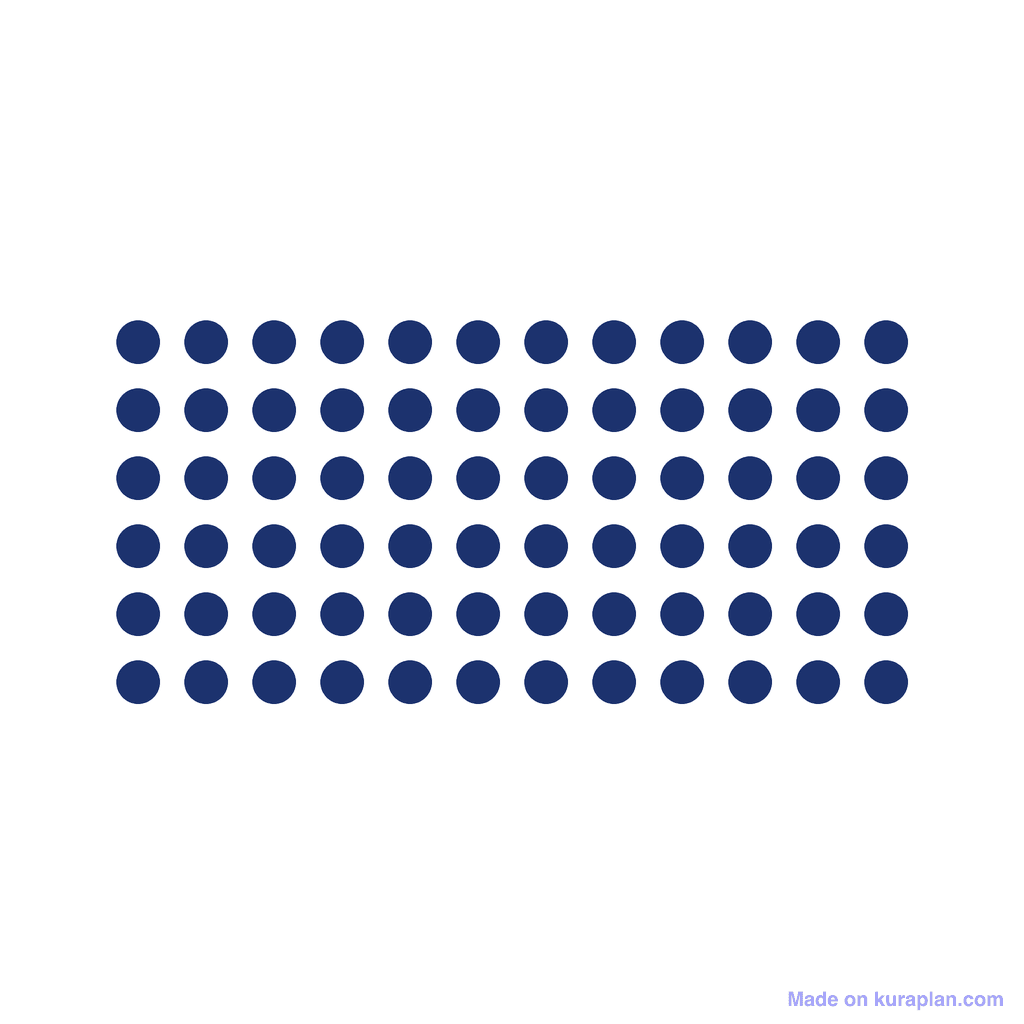 Array — 6 × 12 = 72