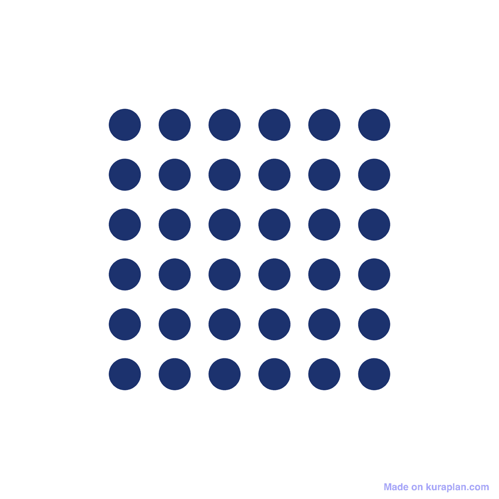 Array — 6 × 6 = 36