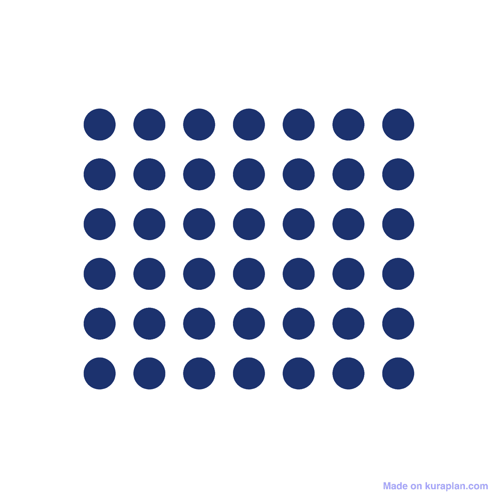 Array — 6 × 7 = 42