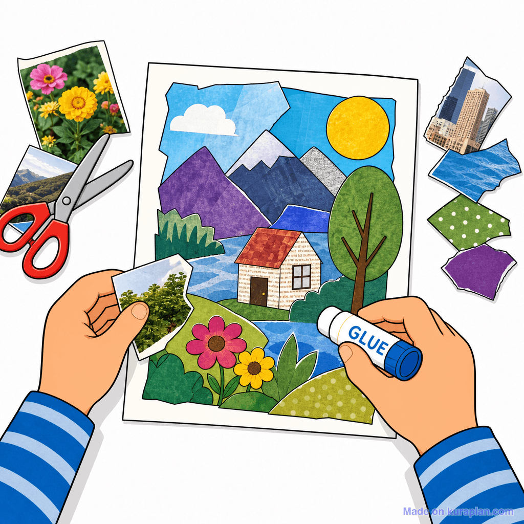 Collage Technique Demo