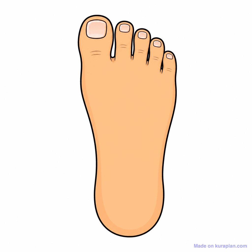 Body Parts — Legs & Feet illustration sample