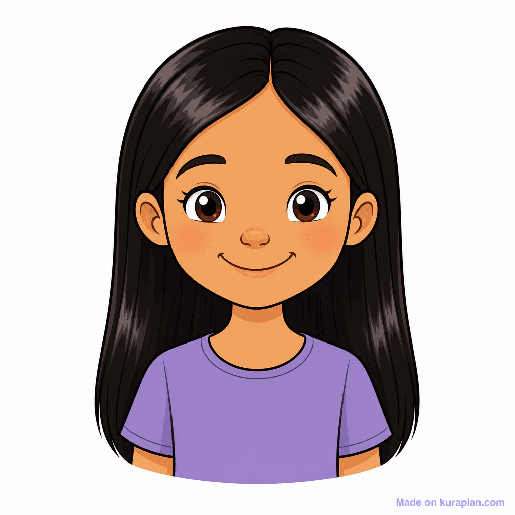 Body Parts — Hair Types illustration sample