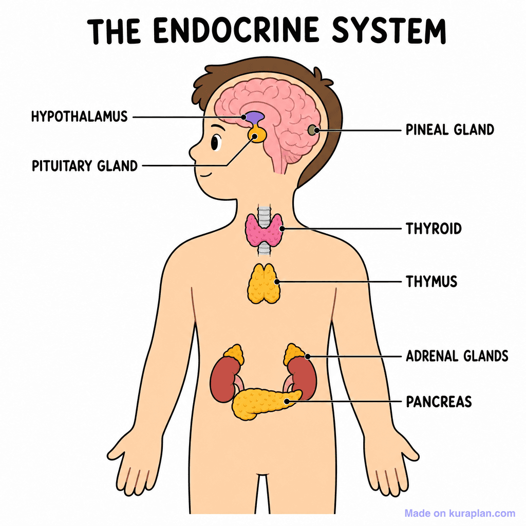 Endocrine System Diagram