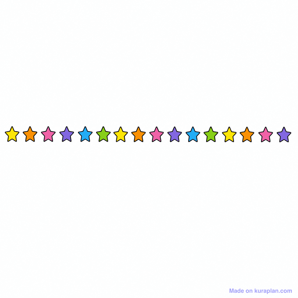 Border Stars Row