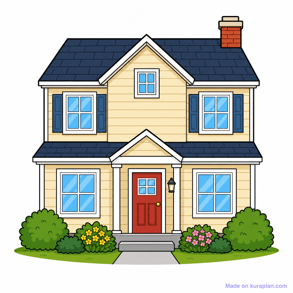 Building House Suburban
