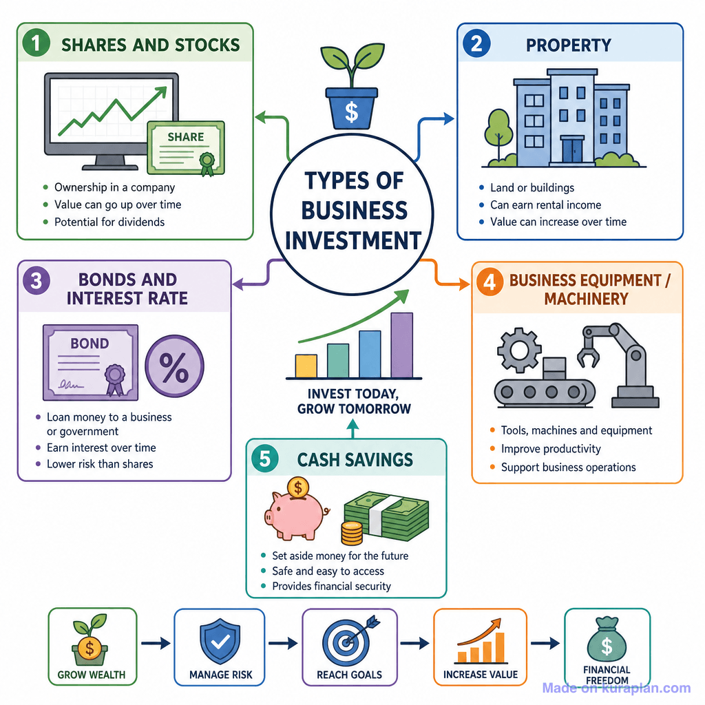 Types of Business Investment (detailed)