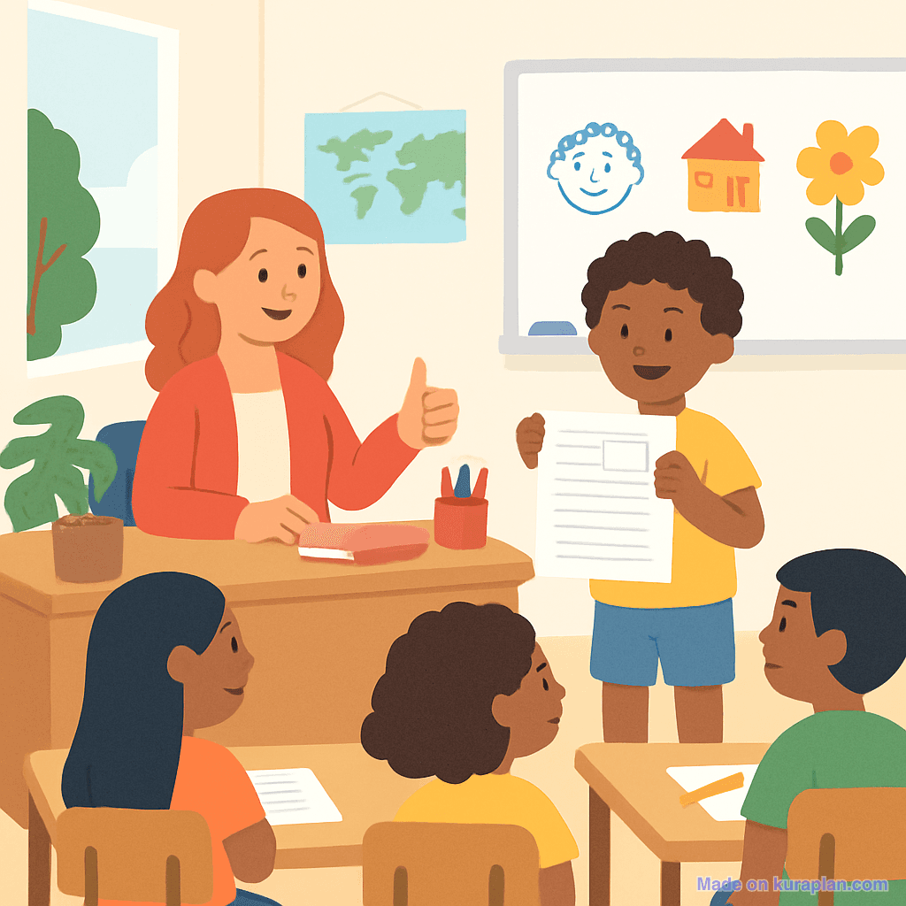 Student celebrating success