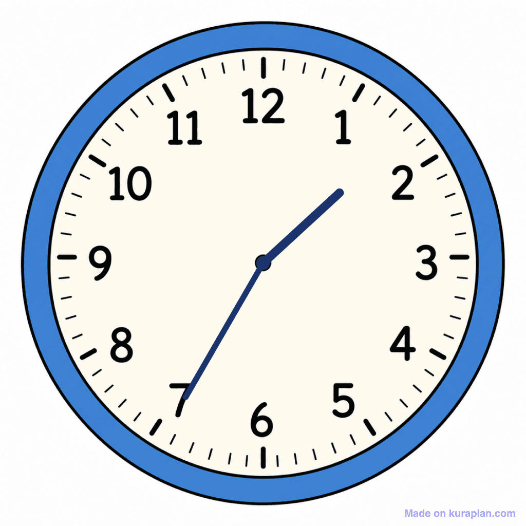 Clock Face — 1:35 (Twenty-Five To 2)