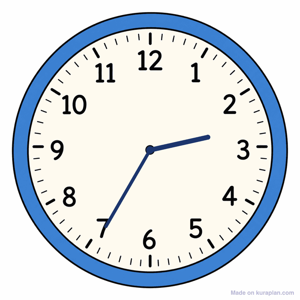 Clock Face — 2:35 (Twenty-Five To 3)