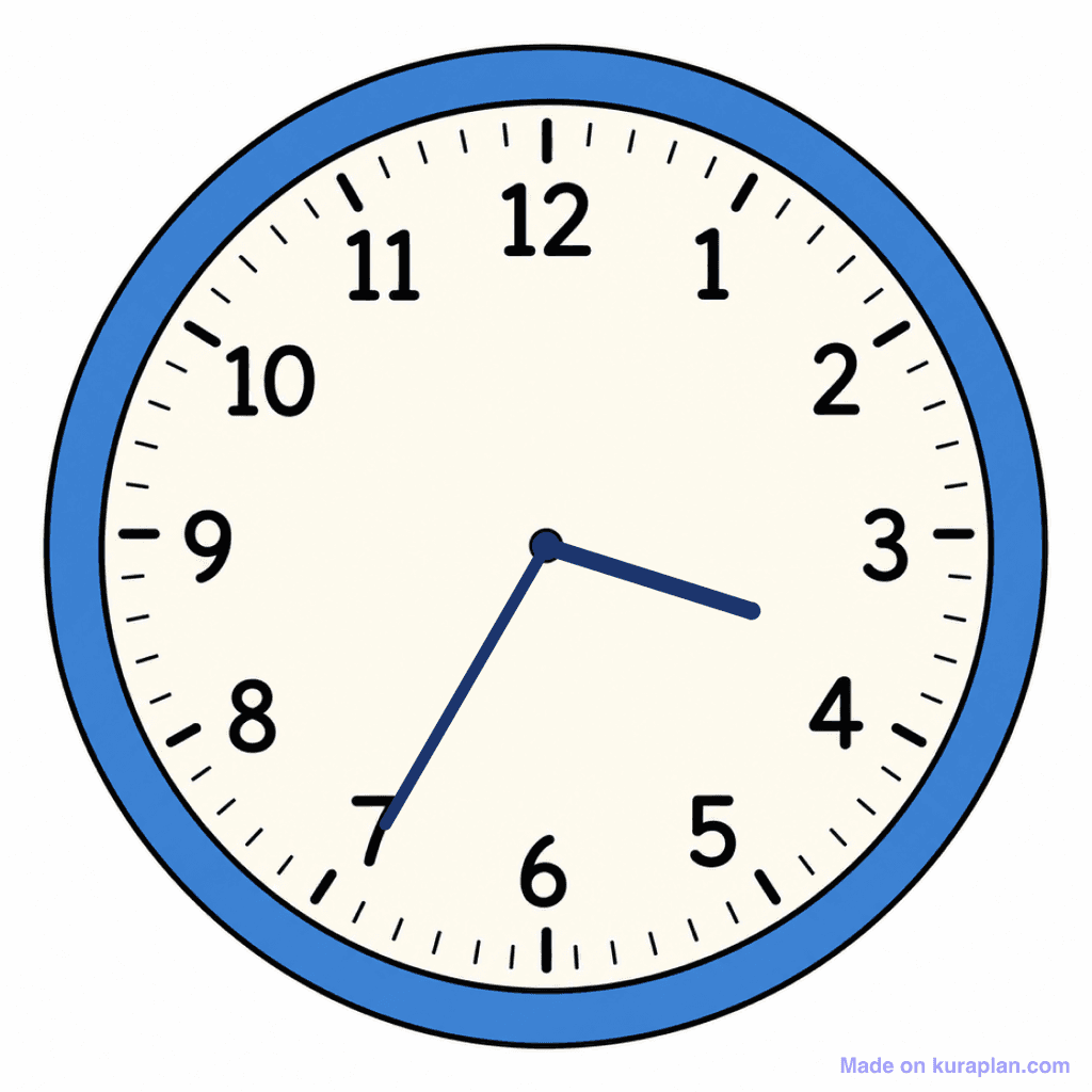 Clock Face — 3:35 (Twenty-Five To 4)