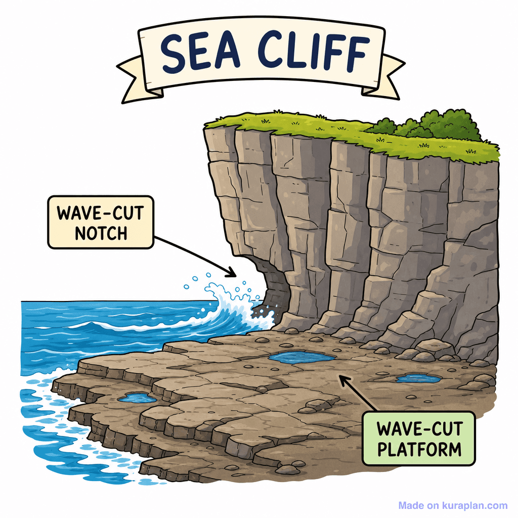 Coast Cliff Cross Section