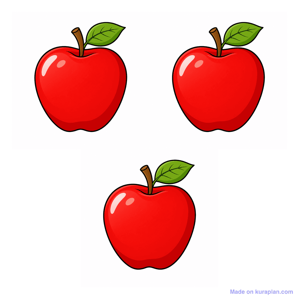 Collection — 3 apples