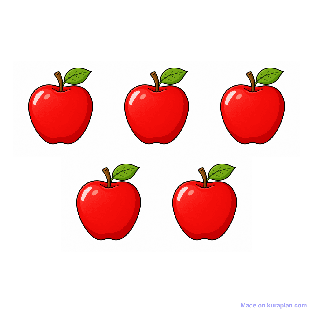 Collection — 5 apples