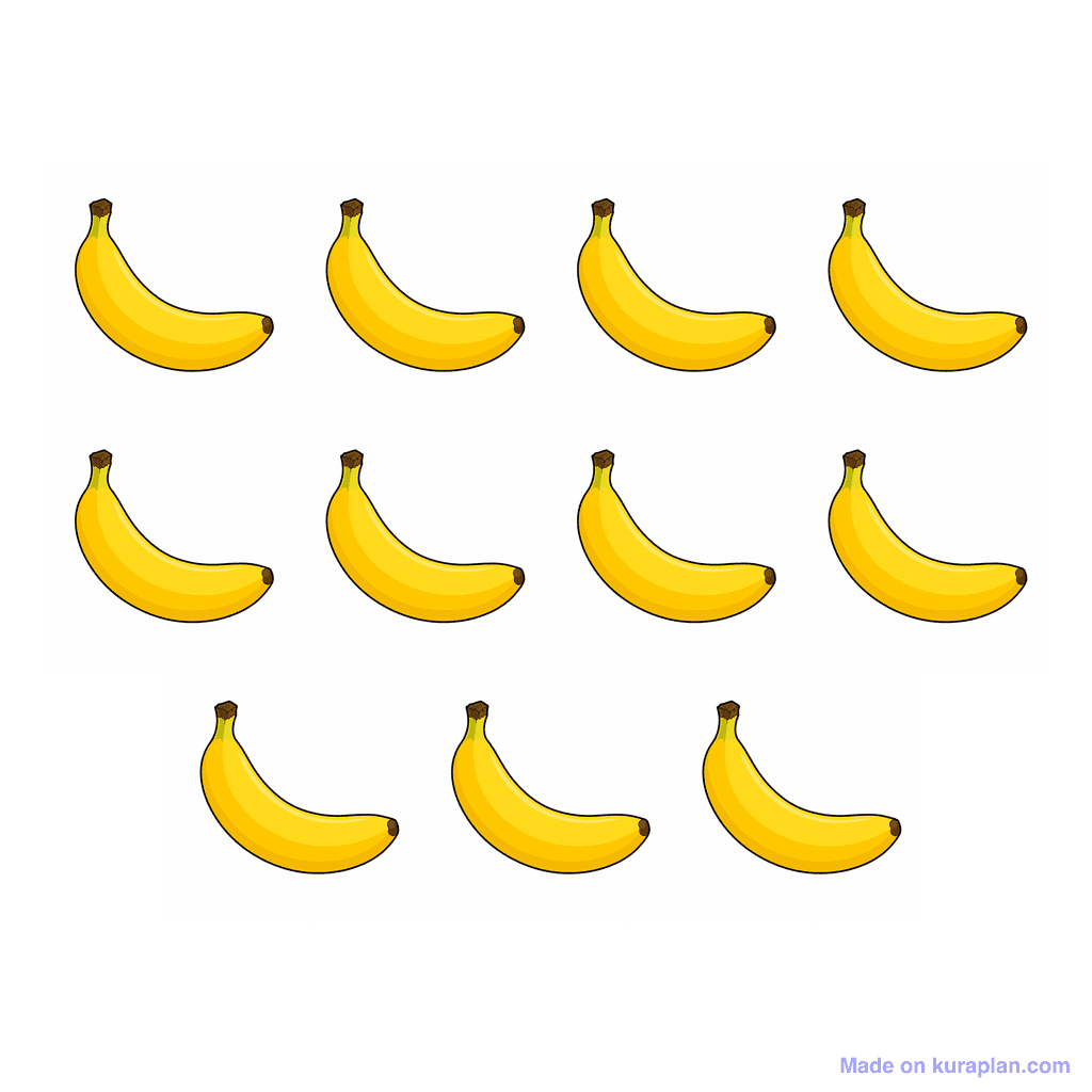 Collection — 11 bananas