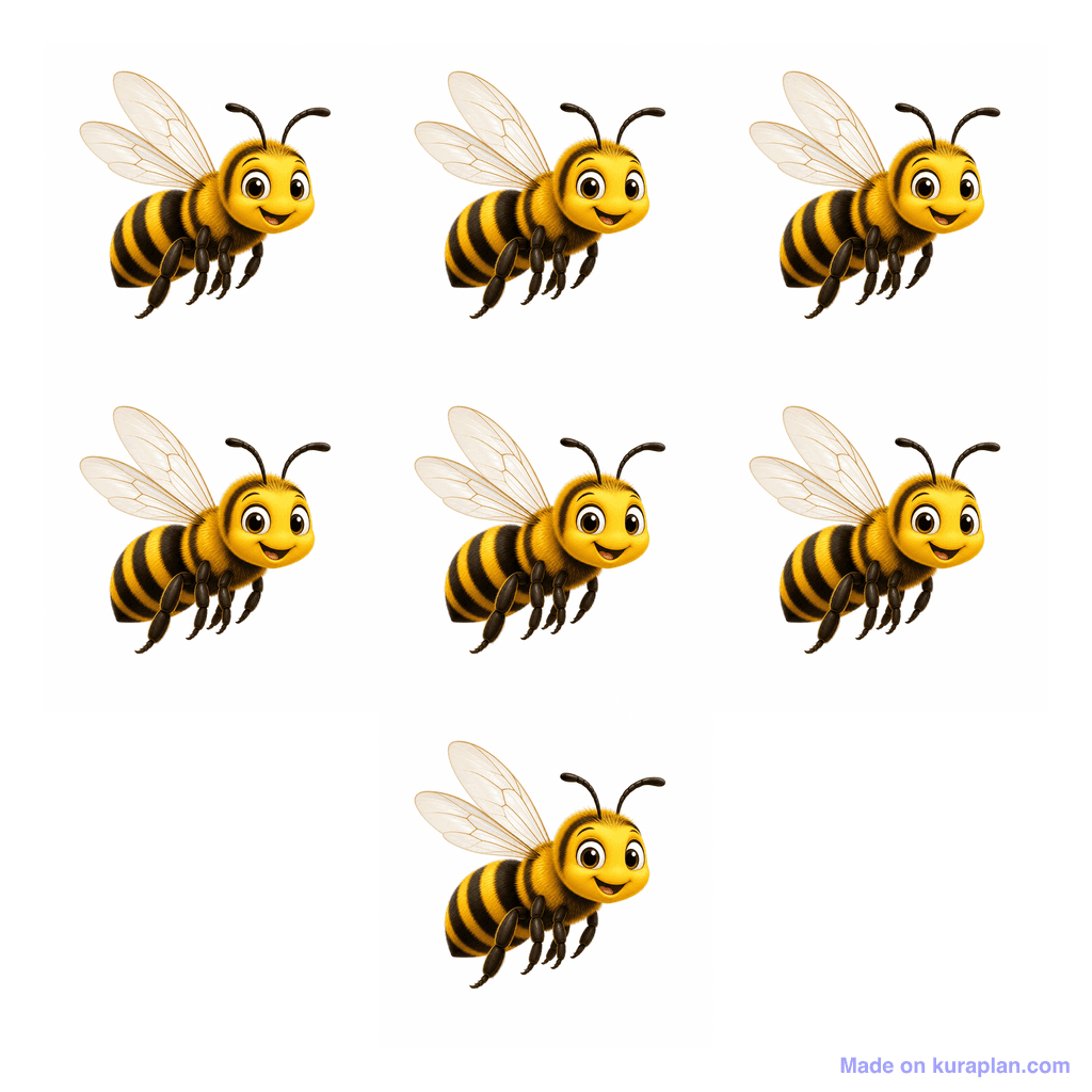 Collection — 7 bees