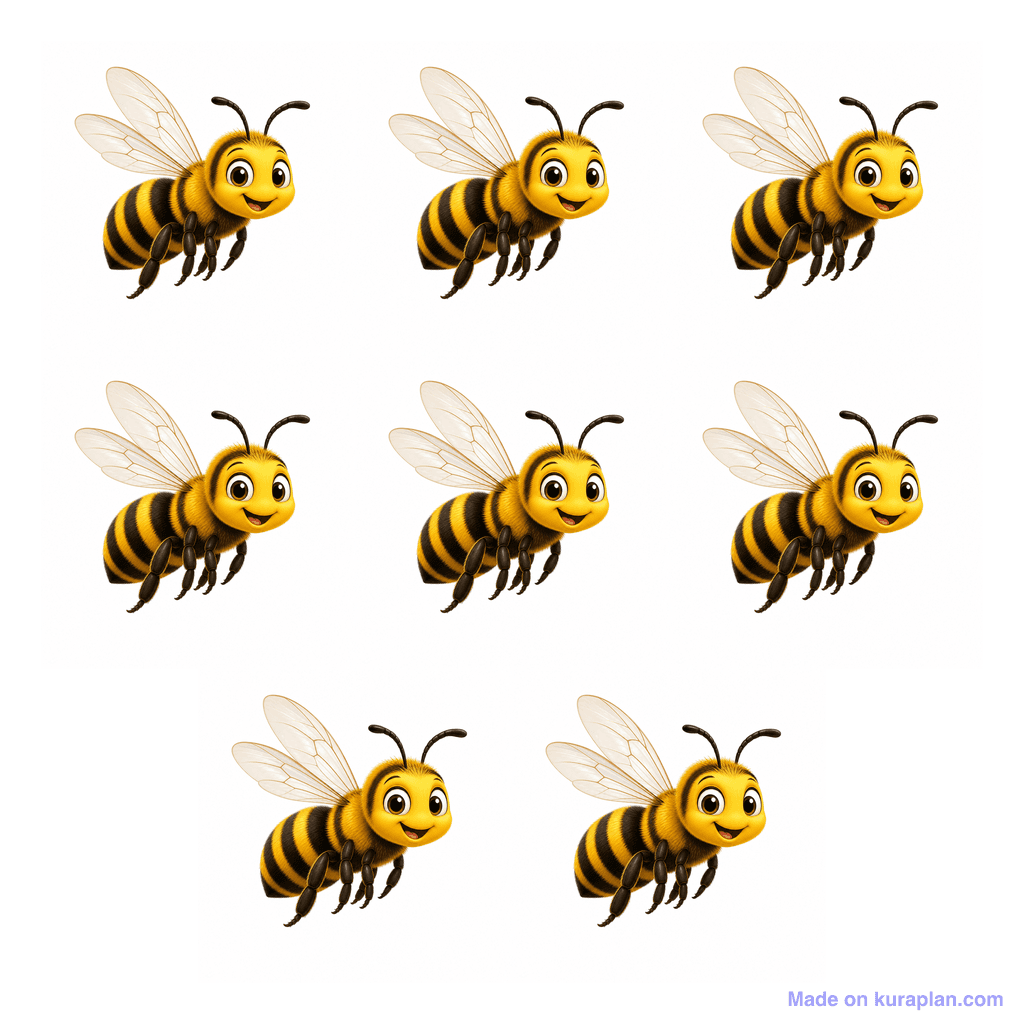 Collection — 8 bees